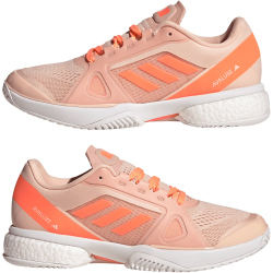 adidas Avaluxe Tennisschuhe Damen KJ6992 - blush pink/beam orange/cloud white 37 1/3