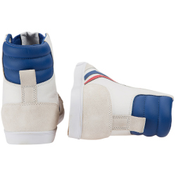 hummel Slimmer Stadil High-Top Sneaker white/blue/red/gum 36