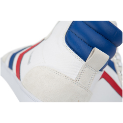 hummel Slimmer Stadil High-Top Sneaker white/blue/red/gum 36