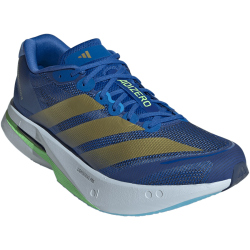adidas Adizero Boston 13 Laufschuhe JQ1669 - blue/gold met./blue burst 41 1/3