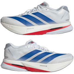 adidas Adizero Boston 13 Laufschuhe JQ1668 - cloud white/team royal blue/halo silver 41 1/3