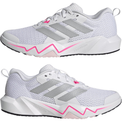 adidas Rapidmove Go Fitnessschuhe Damen JQ3956 - cloud white/silver met./lucid pink 37 1/3
