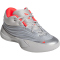 adidas Dame X Low-Top Basketballschuhe Kinder KJ7094 - silver met./grey two/lucid red 39 1/3