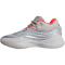 adidas Dame X Low-Top Basketballschuhe Kinder KJ7094 - silver met./grey two/lucid red 39 1/3