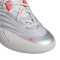 adidas Dame X Low-Top Basketballschuhe Kinder KJ7094 - silver met./grey two/lucid red 39 1/3
