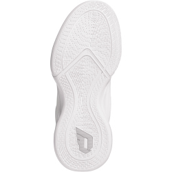 adidas Dame X Low-Top Basketballschuhe Kinder KJ7093 - cloud white/zero met./silver met. 39 1/3