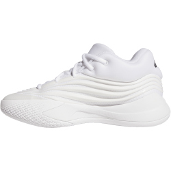 adidas Dame X Low-Top Basketballschuhe Kinder KJ7093 - cloud white/zero met./silver met. 39 1/3