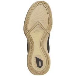 adidas Dame X Low-Top Basketballschuhe KJ4399 - warm sandstone/core black/lucid lemon 41 1/3