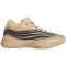 adidas Dame X Low-Top Basketballschuhe KJ4399 - warm sandstone/core black/lucid lemon 41 1/3