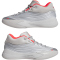 adidas Dame X Low-Top Basketballschuhe KJ4398 - silver met./grey two/lucid red 41 1/3