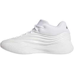 adidas Dame X Low-Top Basketballschuhe KJ4397 - cloud white/zero met./silver met. 41 1/3