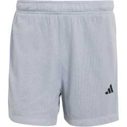 adidas D4T Power Essentials Workout Mesh Trainingsshorts Herren KE4850 - halo silver M/5"