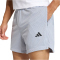 adidas D4T Power Essentials Workout Mesh Trainingsshorts Herren KE4850 - halo silver L/5"