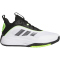 adidas Own The Game 3 Mid-Top Basketballschuhe Herren JS2173 - cloud white/core black/lucid lemon 40 2/3