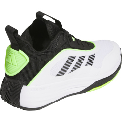 adidas Own The Game 3 Mid-Top Basketballschuhe Herren JS2173 - cloud white/core black/lucid lemon 41 1/3