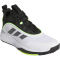 adidas Own The Game 3 Mid-Top Basketballschuhe Herren JS2173 - cloud white/core black/lucid lemon 41 1/3