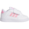adidas Rapid Court CF Sneaker Kinder JS4774 - cloud white/bliss pink/cloud white 25