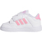 adidas Rapid Court CF Sneaker Kinder JS4774 - cloud white/bliss pink/cloud white 25