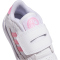 adidas Rapid Court CF Sneaker Kinder JS4774 - cloud white/bliss pink/cloud white 25
