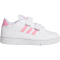 adidas Rapid Court Sneaker Kinder JS4768 - cloud white/bliss pink/cloud white 28