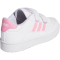 adidas Rapid Court Sneaker Kinder JS4768 - cloud white/bliss pink/cloud white 28
