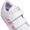 adidas Rapid Court Sneaker Kinder JS4768 - cloud white/bliss pink/cloud white 28