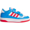 adidas Rapid Court Sneaker Kinder JS4765 - lucid ray blue/pure ruby/cloud white 28