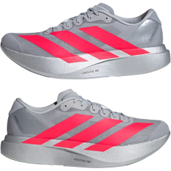 adidas Adizero EVO SL Laufschuhe Herren KI3381 - silver met./lucid red/iron met. 41 1/3