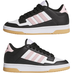 adidas Rapid Court Low-Top Sneaker Herren JS4757 - cloud white/core black/clear pink 35.5