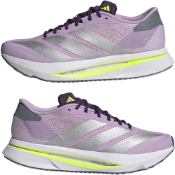 adidas Adizero SL2 Laufschuhe Damen KK1056 - powder plum/silver met./solar yellow 36 2/3