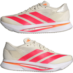 adidas Adizero SL2 Laufschuhe JQ3130 - off white/pure orange/lucid red 42 2/3
