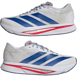 adidas Adizero SL2 Laufschuhe JQ3127 - cloud white/team royal blue/pure ruby 42