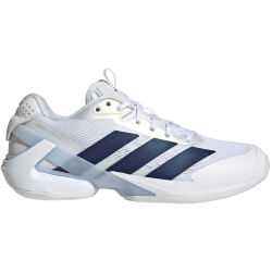 adidas Adizero Ubersonic 5 Tennisschuhe Damen JR1757 - cloud white/dark blue/crystal sky 38