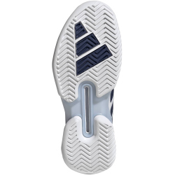 adidas Adizero Ubersonic 5 Tennisschuhe Damen JR1757 - cloud white/dark blue/crystal sky 38