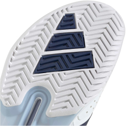 adidas Adizero Ubersonic 5 Tennisschuhe Damen JR1757 - cloud white/dark blue/crystal sky 38