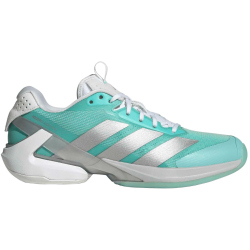 adidas Adizero Ubersonic 5 Tennisschuhe Damen JR1756 - flash aqua/silver met./blush pink 36 2/3