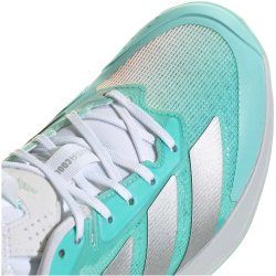 adidas Adizero Ubersonic 5 Tennisschuhe Damen JR1756 - flash aqua/silver met./blush pink 36 2/3