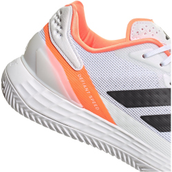adidas Defiant Speed 2 Clay Tennisschuhe Herren KJ4360 - cloud white/core black/lucid orange 41 1/3