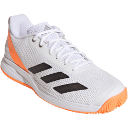 adidas Courtflash Speed 2 Tennisschuhe Herren JR4508 - cloud white/core black/lucid orange 40 2/3