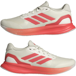adidas Runfalcon 5 Laufschuhe Damen JQ9402 - off white/preloved scarlet/dash grey 38