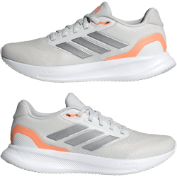 adidas Runfalcon 5 Laufschuhe Damen JQ9401 - crystal white/iron met./beam orange 38