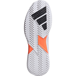 adidas Defiant Speed 2 Tennisschuhe Herren JR1745 - cloud white/core black/lucid orange 43 1/3