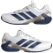 adidas Adizero Ubersonic 5 Tennisschuhe Herren JR1736 - cloud white/dark blue/silver met. 42 2/3