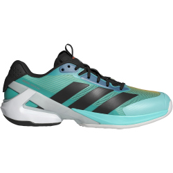 adidas Adizero Ubersonic 5 Tennisschuhe Herren JR1735 - flash aqua/core black/lucid orange 40 2/3