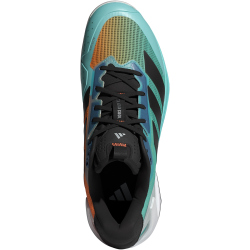 adidas Adizero Ubersonic 5 Tennisschuhe Herren JR1735 - flash aqua/core black/lucid orange 40 2/3