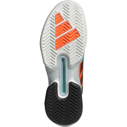 adidas Adizero Ubersonic 5 Tennisschuhe Herren JR1735 - flash aqua/core black/lucid orange 40 2/3