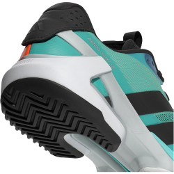 adidas Adizero Ubersonic 5 Tennisschuhe Herren JR1735 - flash aqua/core black/lucid orange 40 2/3