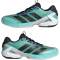 adidas Adizero Ubersonic 5 Tennisschuhe Herren JR1735 - flash aqua/core black/lucid orange 40 2/3