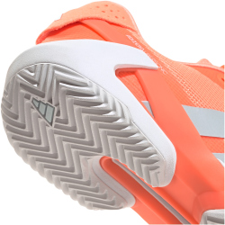 adidas Adizero Ubersonic 5 Sandplatz Tennisschuhe Damen KJ4363 - beam orange/halo blue/cloud white 38