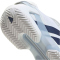 adidas Adizero Ubersonic 5 Sandplatz Tennisschuhe Damen JR1761 - cloud white/dark blue/crystal sky 36 2/3